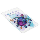 Sea Turtle Cruise Ship Stateroom Magnet (Rechte Seite)