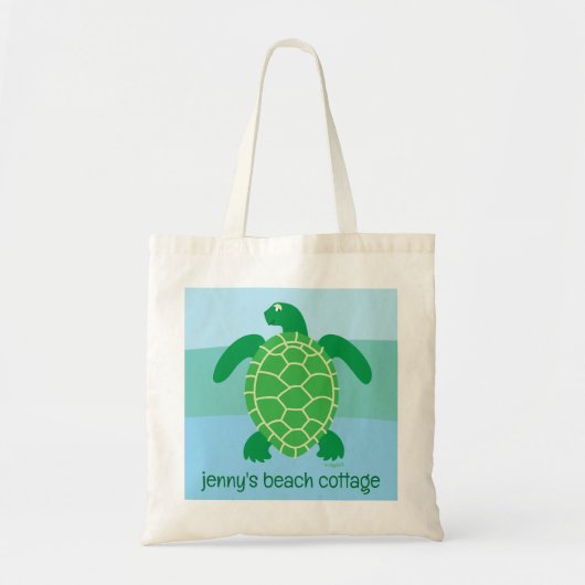 Sea Turtle Custom Tote Bag Tragetasche (Vorne)