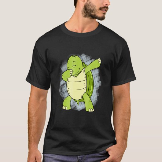 Sea Turtle Dance Move T-Shirt Disco Party (Vorderseite)