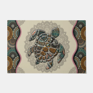 Sea Turtle Doormat, Schildkröte Begrüßungsmatte Fußmatte