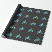 Sea Turtle Earth Day 2025 Sea Animals Geschenkpapier (Ungerollt)