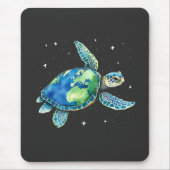 Sea Turtle Earth Day 2025 Sea Animals Mousepad (Vorne)