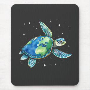 Sea Turtle Earth Day 2025 Sea Animals Mousepad