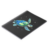 Sea Turtle Earth Day 2025 Sea Animals Notizblock (Linke Seite)