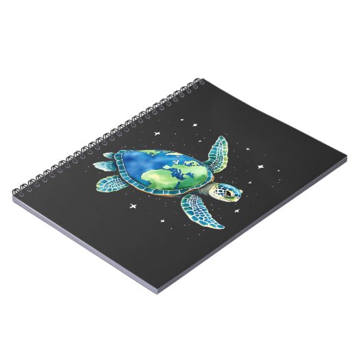Sea Turtle Earth Day 2025 Sea Animals Notizblock (Linke Seite)