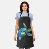Sea Turtle Earth Day 2025 Sea Animals Schürze (Getragen)