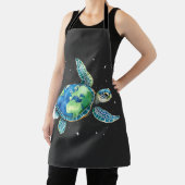 Sea Turtle Earth Day 2025 Sea Animals Schürze (InSitu)