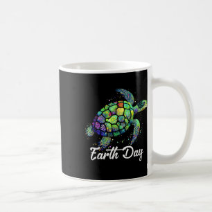 Sea Turtle Earth Day Natural Rettete the Earth Men Kaffeetasse