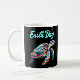 Sea Turtle Earth Day Rette die Erde Kaffeetasse