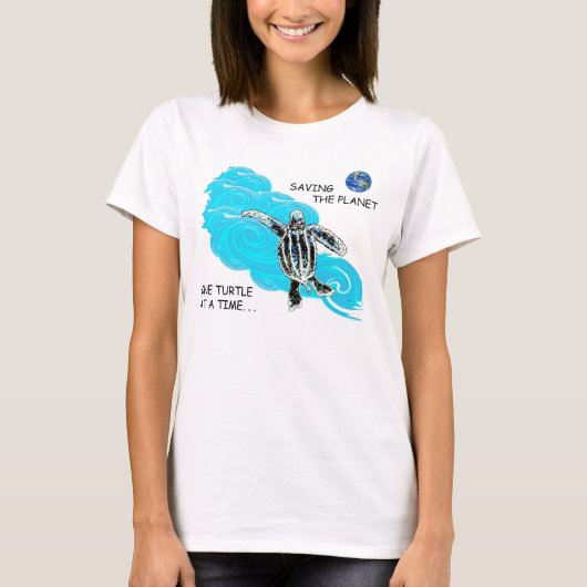 Sea Turtle First Reise T-Shirt (Vorderseite)