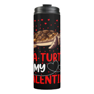 Sea Turtle Fish Lover Funny Sea Turtle ist mein Va Thermosbecher