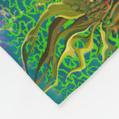 Sea Turtle Fleece Blanket (Ecke)
