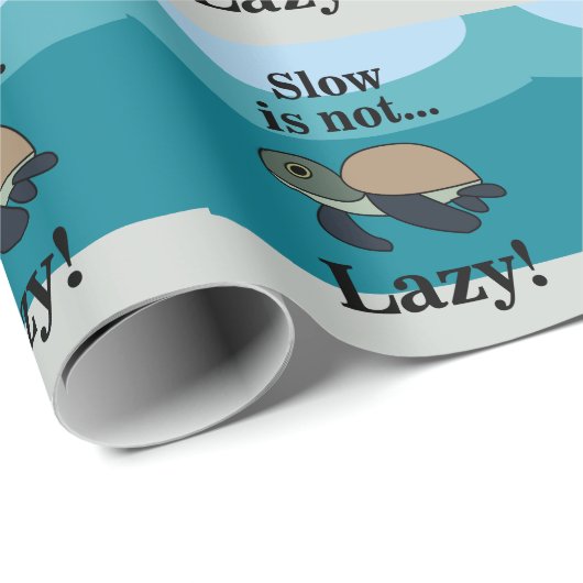 Sea Turtle Funny Geschenkpapier (Rolleneckpunkt)