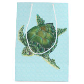 Sea Turtle Gift Bag Mittlere Geschenktüte (Rückseite)