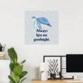 Sea Turtle Goodnight Poster (Heimbüro)