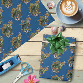 Sea Turtle Green Blue Geschenkpapier