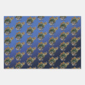 Sea Turtle Green Blue Geschenkpapier Set (Vorderseite 3)