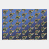 Sea Turtle Green Blue Geschenkpapier Set (Vorderseite)