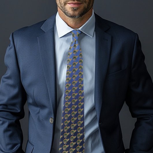 Sea Turtle Green Blue Krawatte