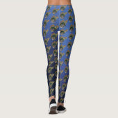 Sea Turtle Green Blue Leggings (Rückseite)