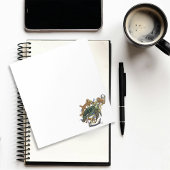 Sea Turtle Green Blue Notizblock