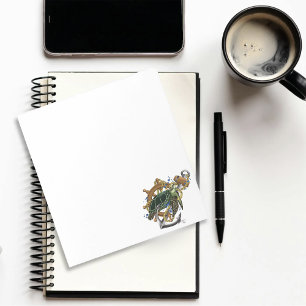 Sea Turtle Green Blue Notizblock