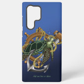 Sea Turtle Green Blue Samsung Galaxy Hülle (Rückseite)