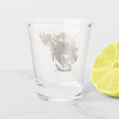 Sea Turtle Green Blue Schnapsglas (Rückseite)