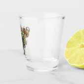 Sea Turtle Green Blue Schnapsglas (Rechts)