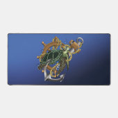 Sea Turtle Green Blue Schreibtischunterlage (Vorderseite)