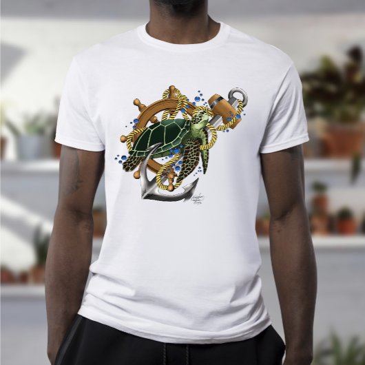 Sea Turtle Green Blue T-Shirt