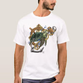 Sea Turtle Green Blue T-Shirt (Vorderseite)