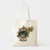 Sea Turtle Green Blue Tragetasche (Vorne)