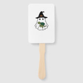 Sea Turtle Halloween Ghost Witch Hat Animal Lovers Fächer (Vorderseite)