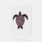 Sea Turtle Halloween Spider-web Pumpkin Ghost Hall Acrylschild (Winkel)