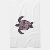 Sea Turtle Halloween Spider-web Pumpkin Ghost Hall Geschirrtuch (Vertikal)