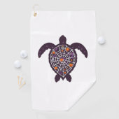 Sea Turtle Halloween Spider-web Pumpkin Ghost Hall Golfhandtuch (Insitu)