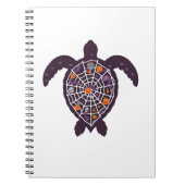 Sea Turtle Halloween Spider-web Pumpkin Ghost Hall Notizblock (Vorderseite)