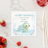 Sea Turtle Hatchling Boy Baby Shooting Paper Napki Serviette (Beispiel)
