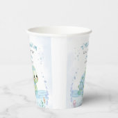 Sea Turtle Hatchling Boy Baby Shooting Paper Pappbecher (Rechts)