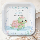Sea Turtle Hatchling Boy Baby Shooting Paper Pappteller