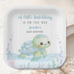 Sea Turtle Hatchling Boy Baby Shower Paper Plates Pappteller<br><div class="desc">Add a touch of elegance to your Baby Shower with our 'Sea Turtle" Hatchling Baby Shower Paper Plates! Don't settle for the ordinary. Elevate your celebration,  order your today,  and make your event extraordinary!</div>