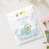 Sea Turtle Hatchling Boy Blue Baby Dusche Geschenktütchen (Versiegelt)
