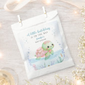 Sea Turtle Hatchling Girl Babydusche Geschenktütchen (Ausgeschnitten)