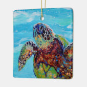 Sea Turtle Honu 10 Keramikornament (Links)