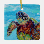 Sea Turtle Honu 10 Keramikornament (Vorderseite)