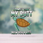 Sea Turtle Humore Acrylschild (Neutral)
