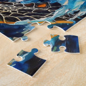 Sea Turtle in Expressive Oil Brushwork Puzzle (Seite)