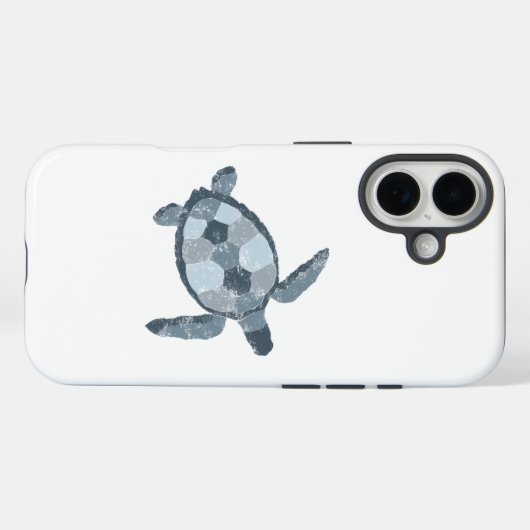 Sea Turtle iPhone Case (Rückseite (Horizontal))