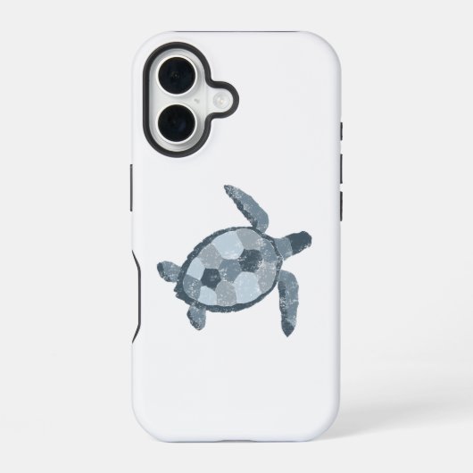 Sea Turtle iPhone Case 16 Hülle (Rückseite)